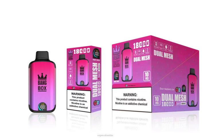 Vape Desechable - Bang Box 18000 bocanadas H68XP98 hielo de frambuesa agria