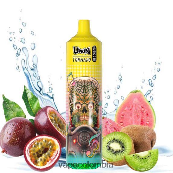 Vape Desechable - kiwi maracuyá guayaba UWIN CRYSTAL vaporizador desechable 35k ZTD822388