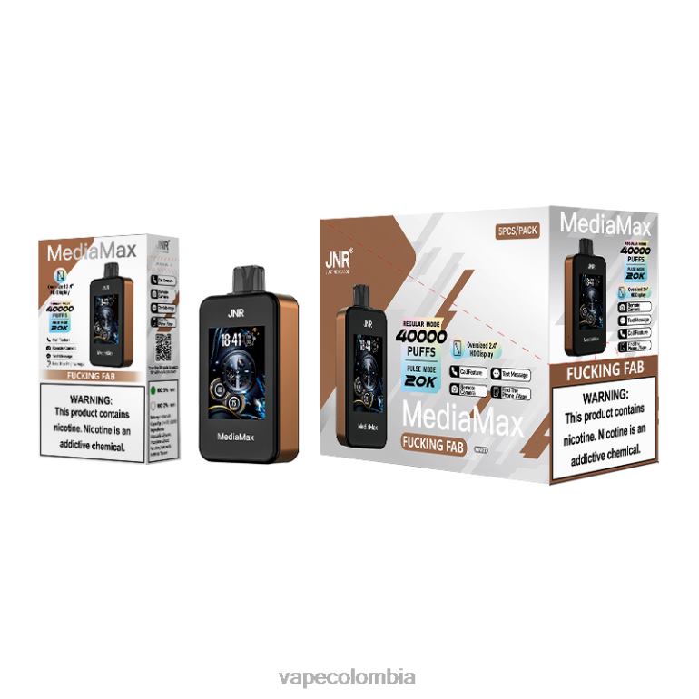 Vape desechable - jodidamente fabuloso JNR MediaMax bocanada de 40k H6RP13