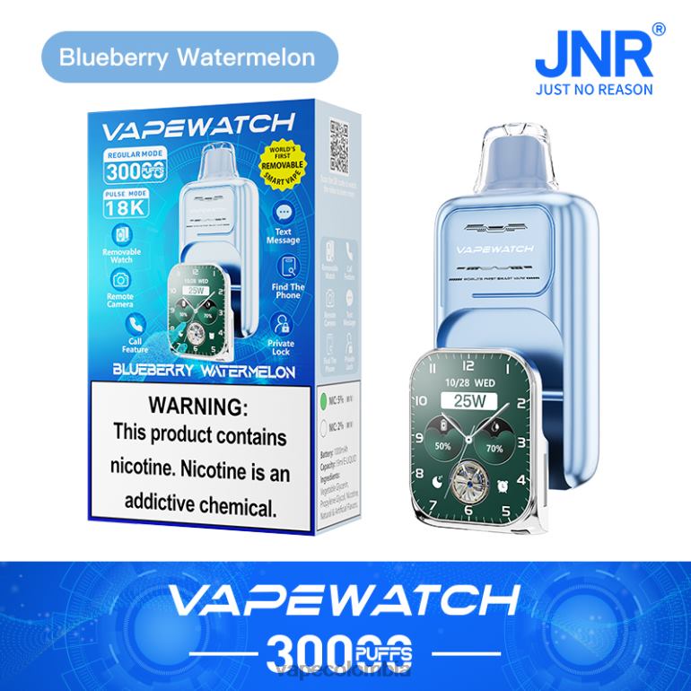 Vape kit completo - sandía de arándanos JNR reloj vapeador H6RP4