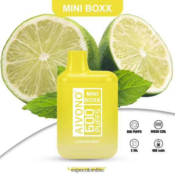 Vape Colombia - menta limon Aivono AIM MINI BOXX 600 ZTD822233