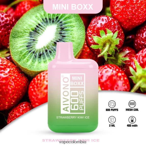 Vape Desechable - hielo de fresa y kiwi Aivono AIM MINI BOXX 600 ZTD822234