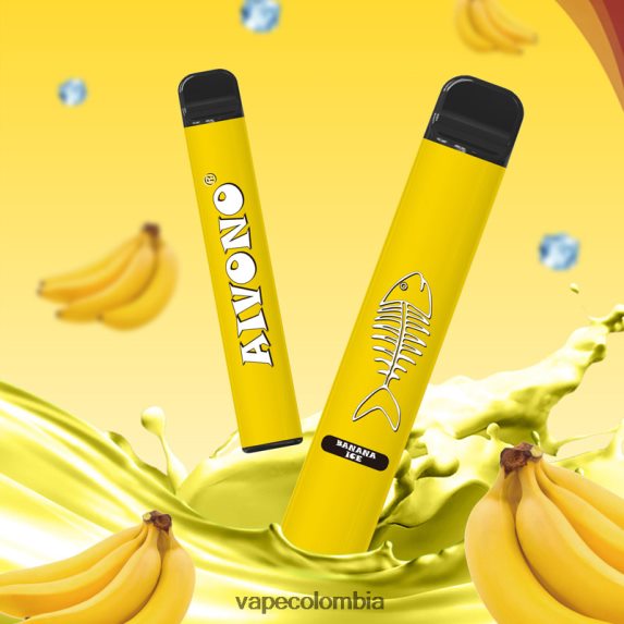 Vape Desechable - hielo de plátano Aivono AIM FISHBONE 600 ZTD822276