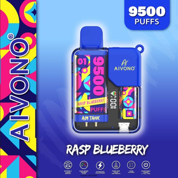 Vape Colombia - frambuesa arándano Aivono AIM TANK 9500 ZTD82233