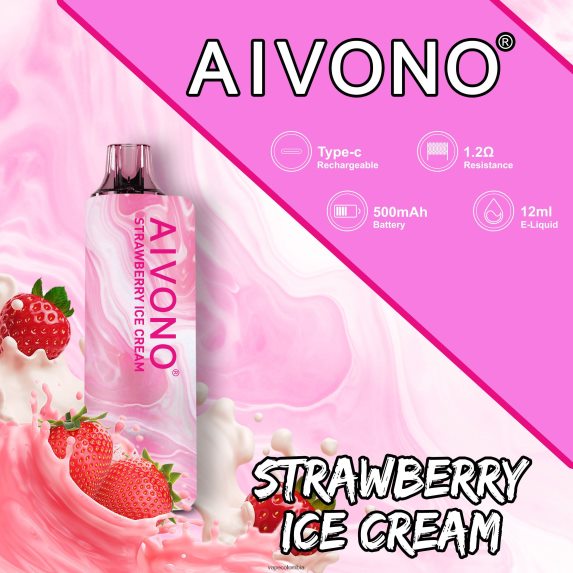 Vape Colombia - helado de fresa Aivono AIM GUN 7000 ZTD822105