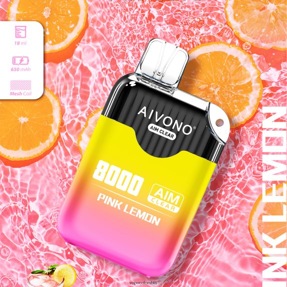 Vape Colombia - limon rosa Aivono AIM CLEAR 8000 ZTD822211