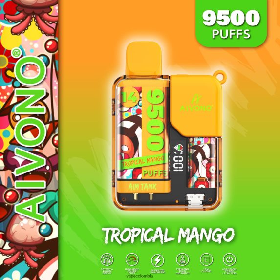Vape Colombia - mango tropical Aivono AIM TANK 9500 ZTD82239
