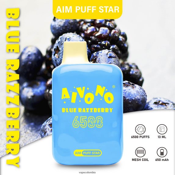 Vape Desechable - frambuesa azul Aivono AIM PUFF STAR 6500 ZTD822292