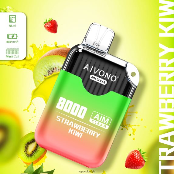 Vape Desechable - kiwi fresa Aivono AIM CLEAR 8000 ZTD822210
