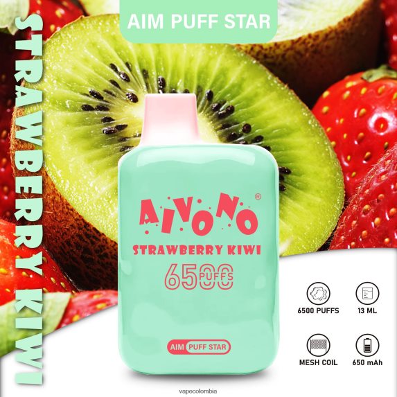 Vape Desechable - kiwi fresa Aivono AIM PUFF STAR 6500 ZTD822294