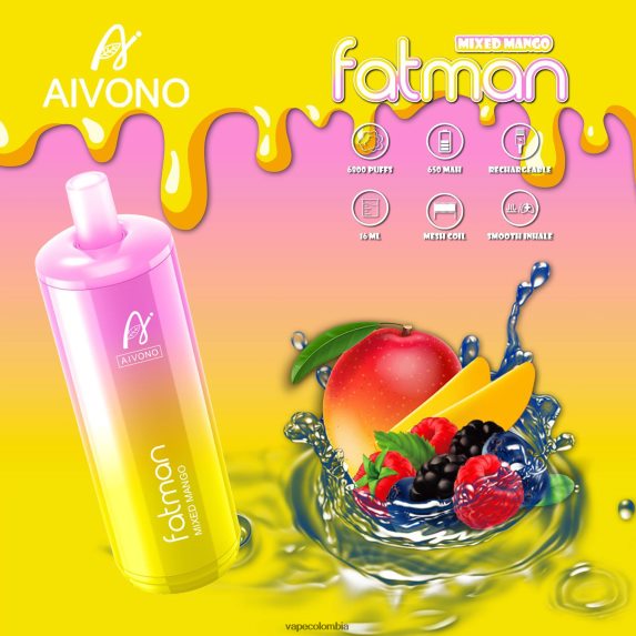 Vape Desechable - mango mixto Aivono FATMAN 6800 ZTD82226