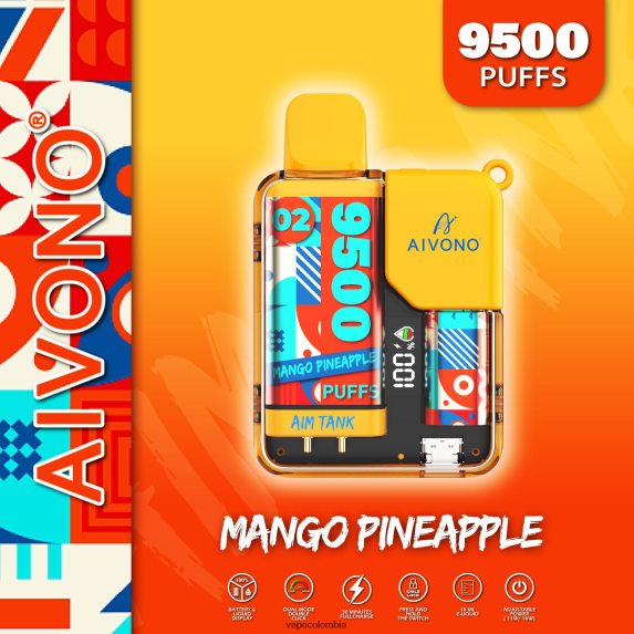 Vape Desechable - mango piña Aivono AIM TANK 9500 ZTD82234