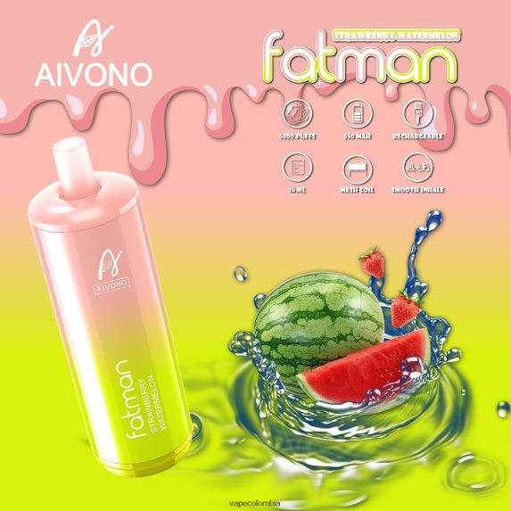Vape Desechable - sandia fresa Aivono FATMAN 6800 ZTD82230
