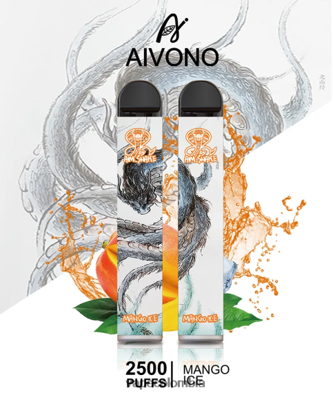 Vape Colombia - hielo de mango Aivono AIM SNAKE 2500 ZTD822313