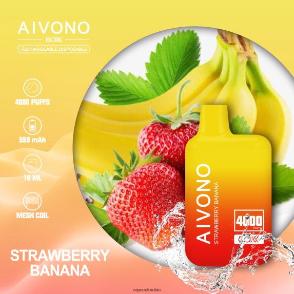 Vape Colombia - plátano fresa Aivono AIM BOXX 4000 ZTD822231
