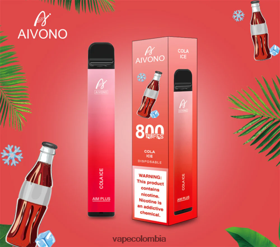 Vape Desechable - hielo de cola Aivono AIM PLUS 800 ZTD822176