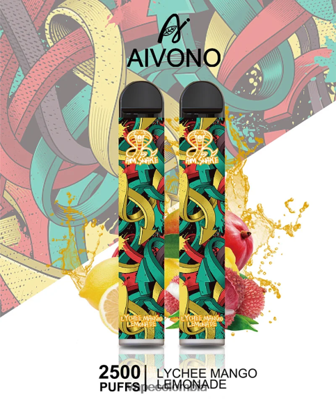 Vape Desechable - limonada de lichi y mango Aivono AIM SNAKE 2500 ZTD822308