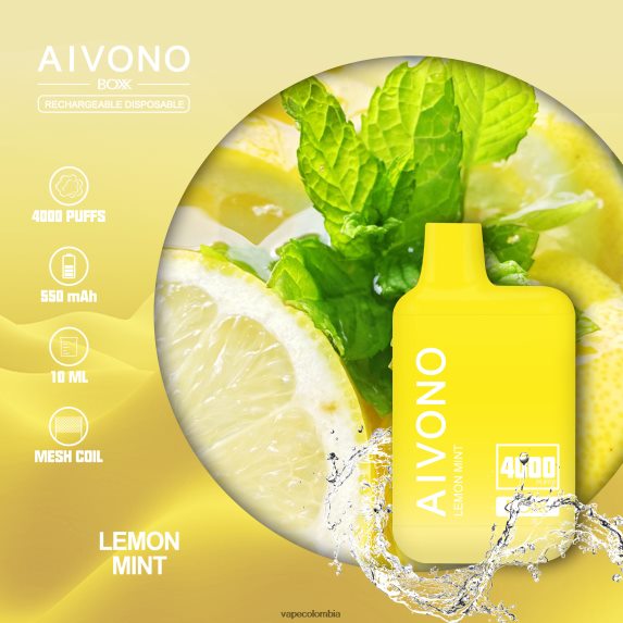 Vape Desechable - menta limon Aivono AIM BOXX 4000 ZTD822230
