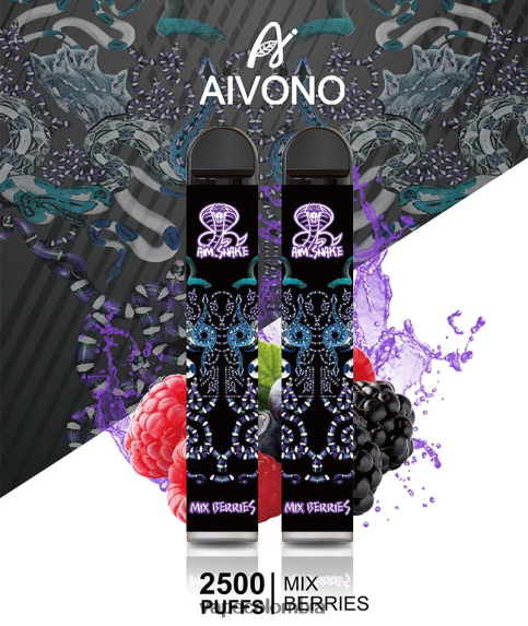 Vape Desechable - mezclar bayas Aivono AIM SNAKE 2500 ZTD822312