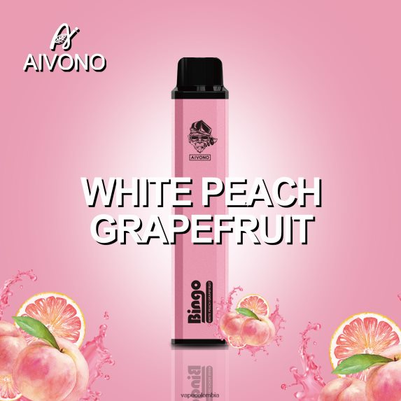 Vape Desechable - pomelo melocotón blanco Aivono AIM BINGO 4000 ZTD822134
